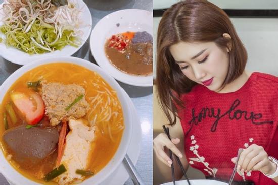 Gánh bún riêu yêu thích của Thúy Ngân