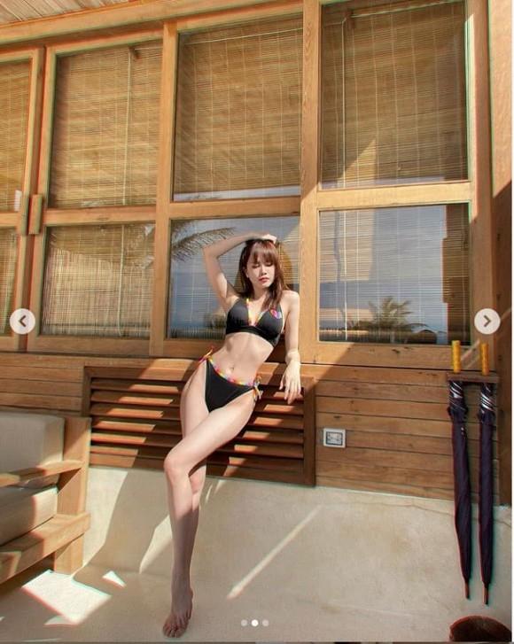 Hậu bị dìm nhan sắc trên sóng truyền hình, Thiều Bảo Trâm dằn mặt ngay bằng loạt ảnh bikini bốc lửa-3