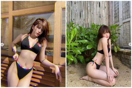 Hậu bị 'dìm' nhan sắc trên sóng truyền hình, Thiều Bảo Trâm 'dằn mặt' ngay bằng loạt ảnh bikini bốc lửa