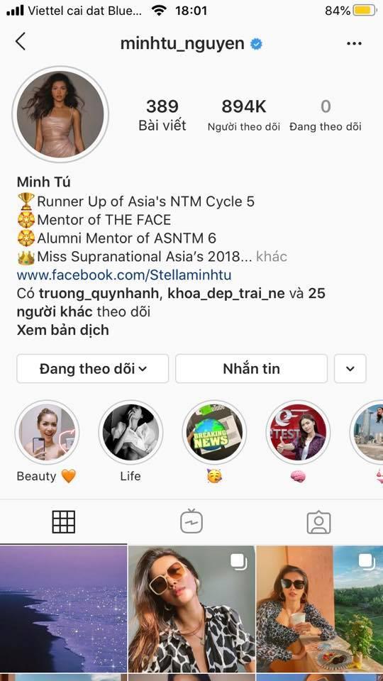 Minh Tú gây hoang mang khi unfollow tất cả bạn bè trên Instagram, liên tục đăng bài deep-1