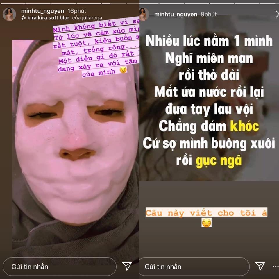 Minh Tú gây hoang mang khi unfollow tất cả bạn bè trên Instagram, liên tục đăng bài deep-3