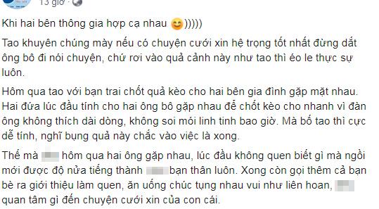 Dở khóc dở cười: Gặp mặt bàn chuyện cưới con, 2 thông gia mải rượu quên luôn việc chính-1