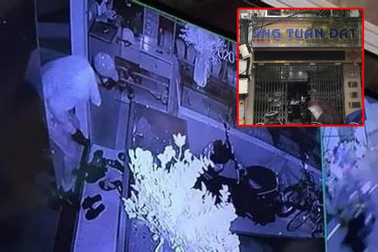 Nóng: Tiệm vàng ở Hà Nội bị trộm đột nhập cuỗm 350 cây vàng trị giá 13 tỷ đồng