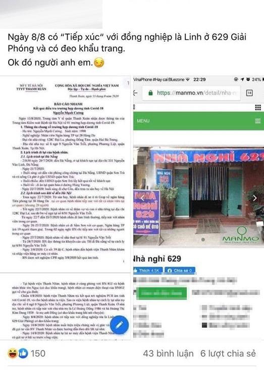 Bị đồn vào nhà nghỉ với bệnh nhân 962 mắc Covid-19, nữ chính kêu trời oan ức-3