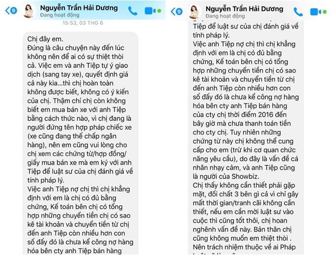 Vũ Khắc Tiệp tố cáo hoa hậu Nguyễn Trần Hải Dương ăn cướp trắng trợn-4
