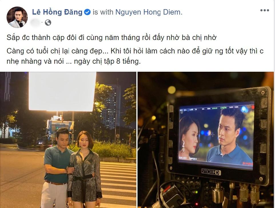 Hồng Diễm gây choáng với tạo hình chất chơi, sành điệu khi đóng cùng Hồng Đăng-2