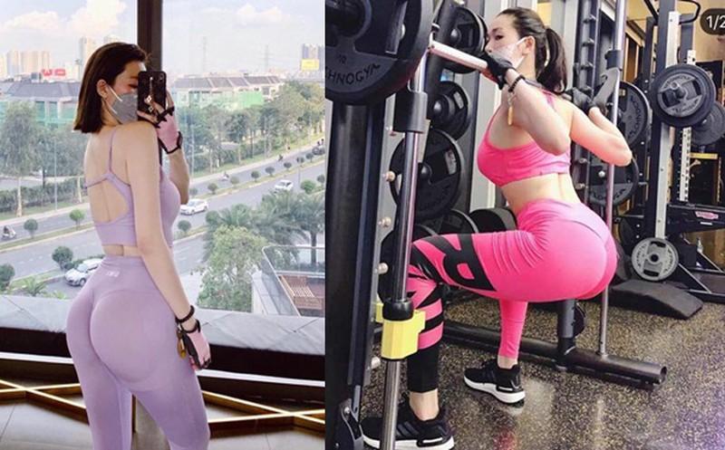 Khánh My học cách khoe vòng 3 giống oan gia trái chủ Ngọc Trinh-7