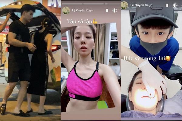 Lệ Quyên một mình đưa con đi chơi, ẩn ý bóng gió: Đang quên những gì cần quên-2
