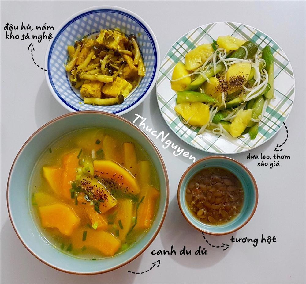 Thực đơn mâm cơm chay đủ đầy hương vị cho cả tháng 7 âm lịch, bất ngờ hơn là danh tính người nấu-4