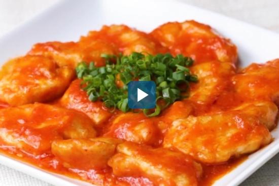 Cách làm ức gà sốt chua cay