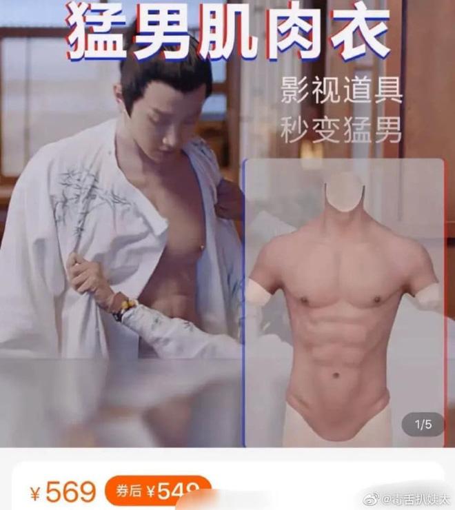 Lộ hậu trường đeo múi giả của nam chính phim cổ trang, netizen Việt lũ lượt đòi order ké-2