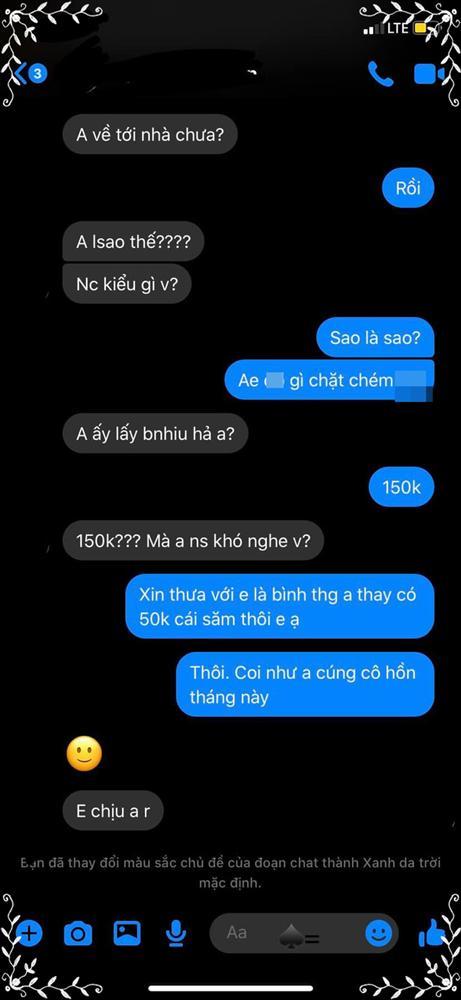 Đi chơi đêm thủng săm, bị chém đẹp 150k, chàng trai đổ hết tội lên đầu bạn gái-2