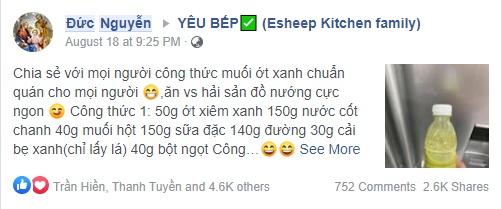 8x chia sẻ cách làm muối ớt xanh chấm đồ nướng, hải sản ngon miễn chê khiến cộng đồng mạng sốt xình xịch-2