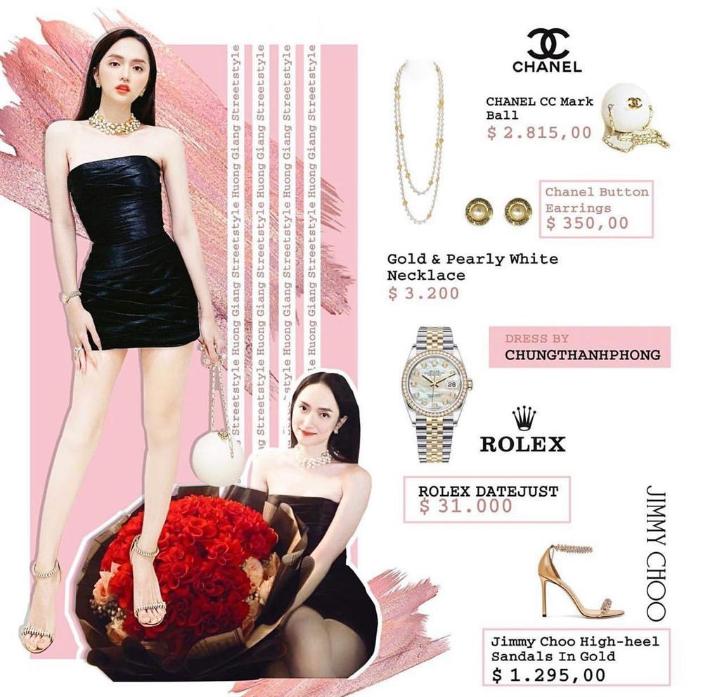 Hết hồn xem giá bộ đồ Hương Giang mặc đi hẹn hò kỷ niệm 2 tháng với Matt Liu-4