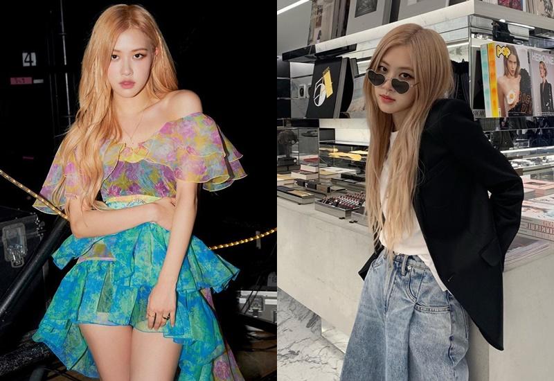 Rosé sở hữu gu thời trang "thiên biến vạn hóa". Cô thích mặc váy hoa nữ tính và áo hoodie rộng rãi, năng động. Tờ này đánh giá Rosé phù hợp với tinh thần của thương hiệu mình đang đại diện - Saint Laurent. Cô thường xuất hiện với loạt blazer nhã nhặn có màu sắc trung tính. Ảnh: @roses_are_rosie.