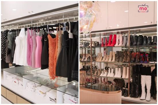 Diệu Nhi khui tủ đồ toàn hàng hiệu trong căn biệt thự 50 tỷ đồng của Ngọc Trinh