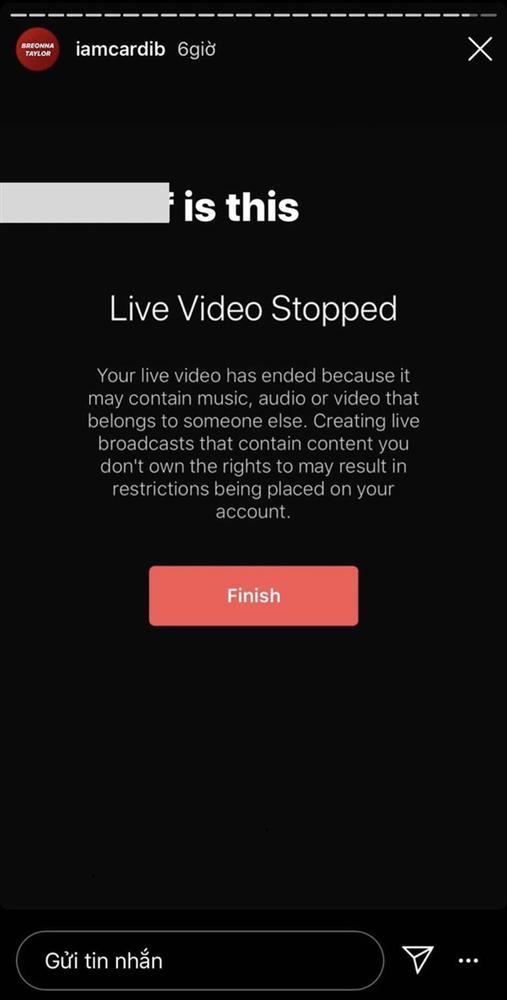 Funny story: the female singer played her music on livestream and ended up being copyrighted by Instagram - 2
