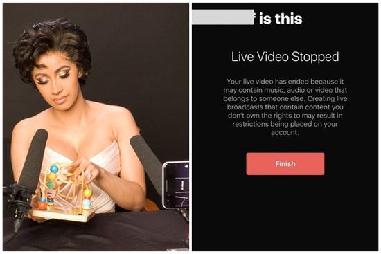 Chuyện dở khóc dở cười: nữ ca sĩ bật nhạc của mình trên livestream và cái kết bị Instagram đánh bản quyền