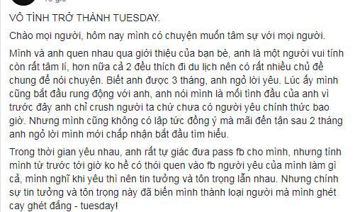 Đau đớn phát hiện mình thành Tuesday, cô gái hành xử khiến chị em ngả nón-1