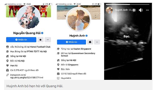 BIẾN CĂNG: Quang Hải xóa sạch ảnh Huỳnh Anh, bạn gái chỉ buông đúng 1 từ BẠC-1