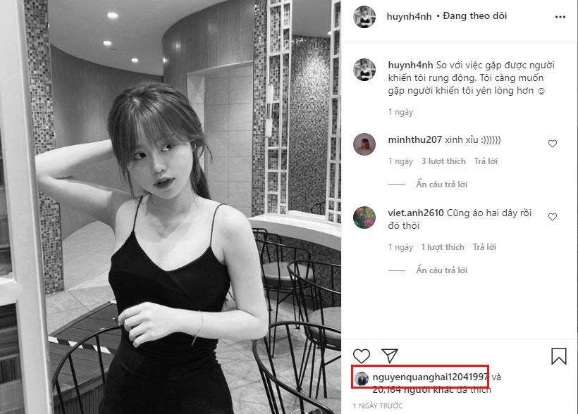 Trước khi xóa sạch ảnh chung chụp, Quang Hải vẫn ngọt ngào thả tim dưới bài đăng của bạn gái-5