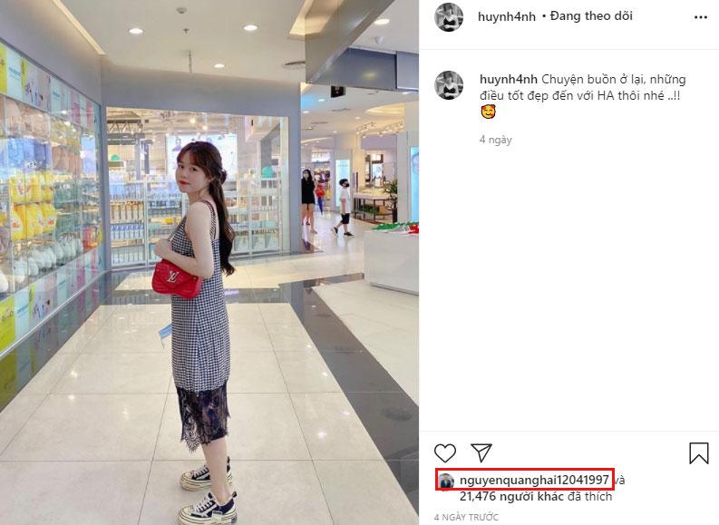 Trước khi xóa sạch ảnh chung chụp, Quang Hải vẫn ngọt ngào thả tim dưới bài đăng của bạn gái-6