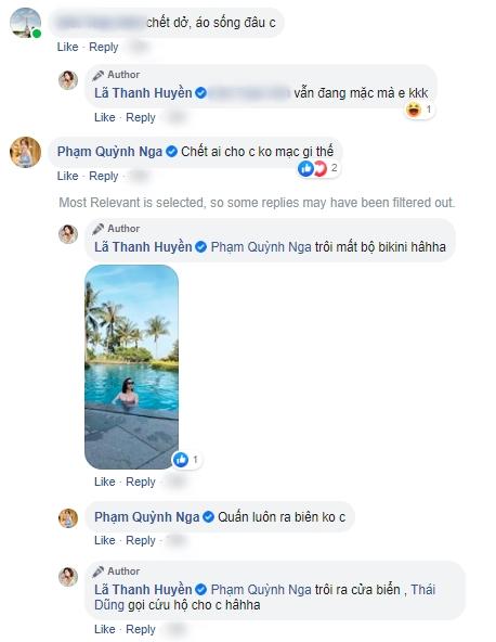 Quỳnh Nga và bạn bè hốt hoảng vì màn thả rông ở bể bơi của Lã Thanh Huyền-2