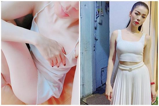 Lệ Quyên tung ảnh mặc váy ngủ khoe vòng 3, người nhìn chỉ chú ý vào xương ngực gân guốc