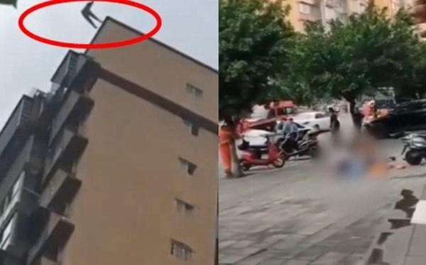 Nữ sinh 15 tuổi nhảy lầu tự tử từ tầng 25, ông bố cố gắng níu con cũng rơi theo-1