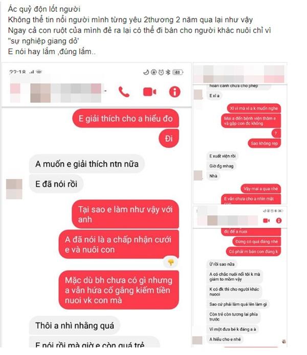 Nhân vật chính vụ chàng trai tố bạn gái quỷ đội lốt người, bán con lên tiếng-1