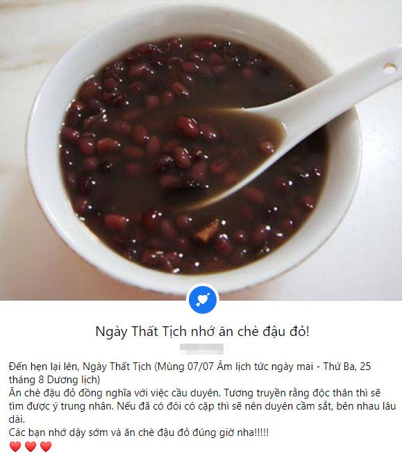 Được rủ đi ăn chè đậu đỏ lễ Thất tịch, chủ thớt xin hỏi, những người năm ngoái ăn rồi đã hết ế chưa?-1