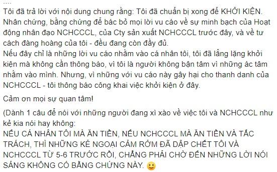 MC Thu Uyên công bố kiện kẻ vu khống mình ăn chặn tiền tài trợ Như Chưa Hề Có Cuộc Chia Ly-3