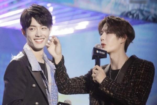 Tiêu Chiến ôm Bạch Lộc trên phim trường, dân tình chưa kịp đẩy thuyền thì hóa ra chị chỉ làm cameo-5