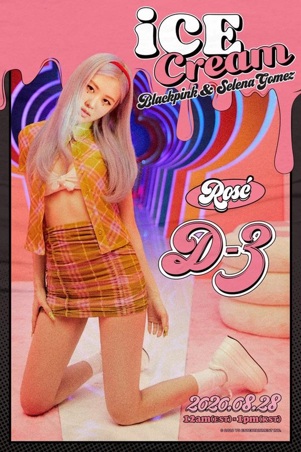 Tin hot K-Pop 25/8: Sốc tận óc Jennie và Rosé BLACKPINK trong poster Ice Cream-2