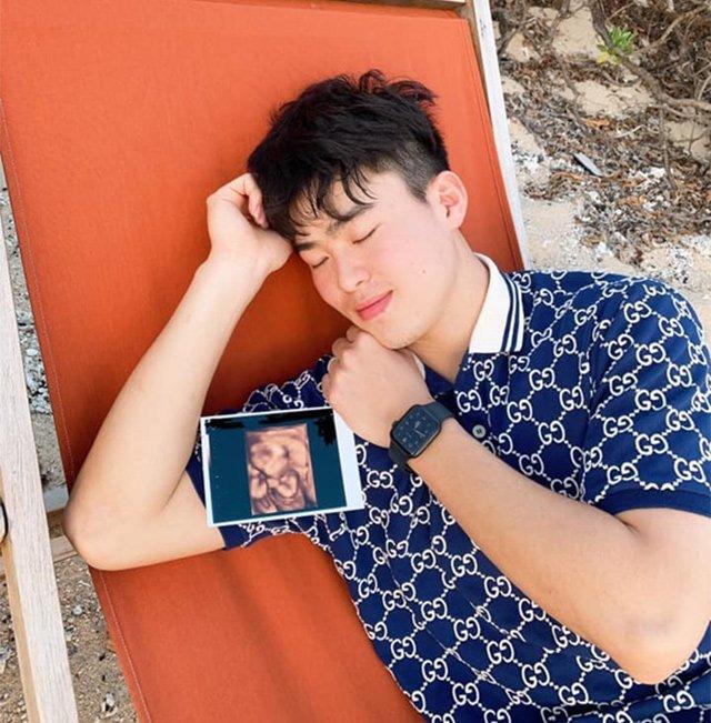 Khoe ảnh bụng bầu lớn, ngoại hình Quỳnh Anh nhìn như gấp đôi ông xã Duy Mạnh-4