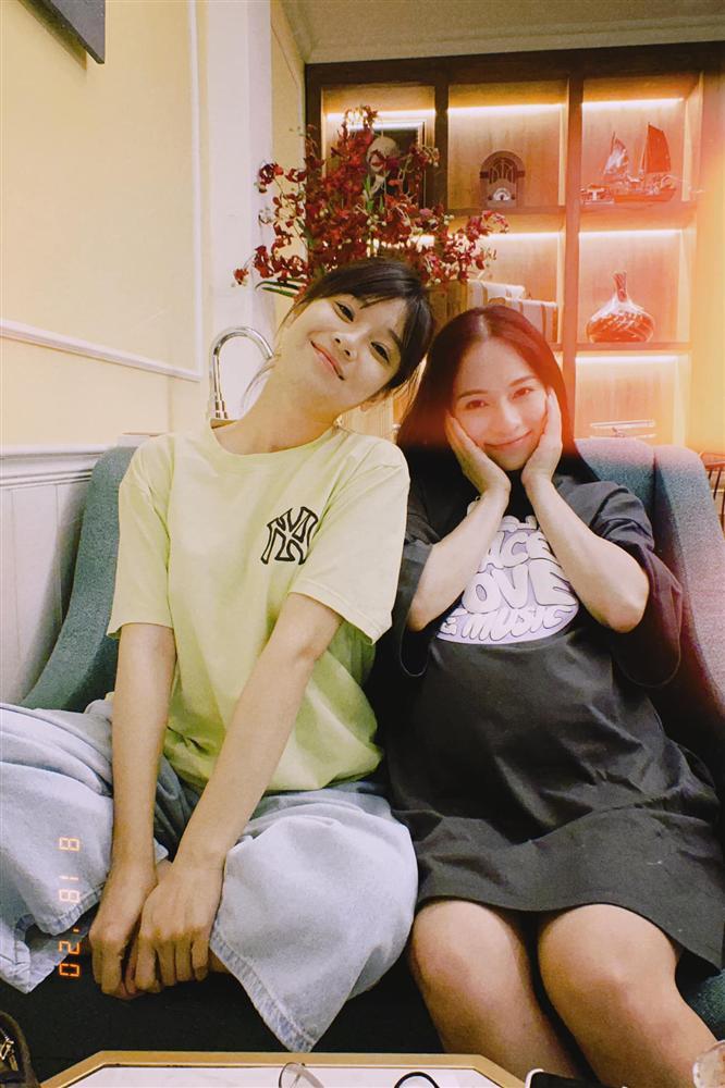 Sara Lưu tăng cân chóng mặt dù mới ở giữa thai kỳ-2