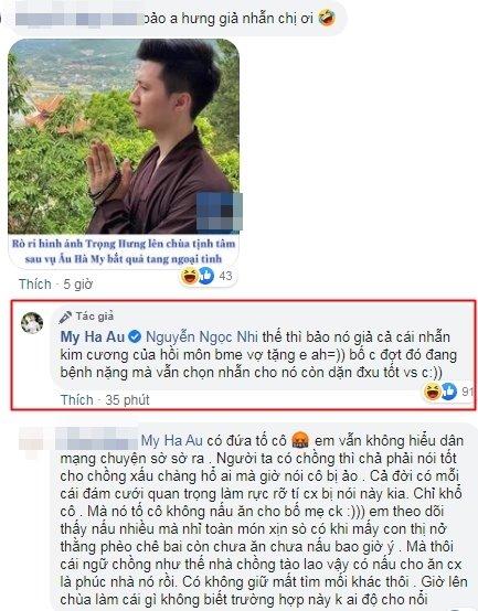 Bị Trọng Hưng tố giả nhân nghĩa, Âu Hà My công khai đòi của hồi môn-5