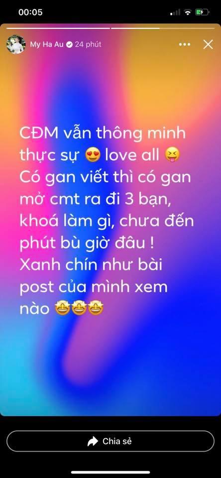 Bị gia đình Trọng Hưng tổng tấn công trên MXH, Âu Hà My: Chưa đến phút bù giờ đâu-4