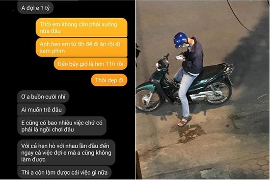 Nàng tuyên bố ghét 'giờ cao su' nhưng cho chàng leo cây 3 tiếng vì 'nhà bao việc'