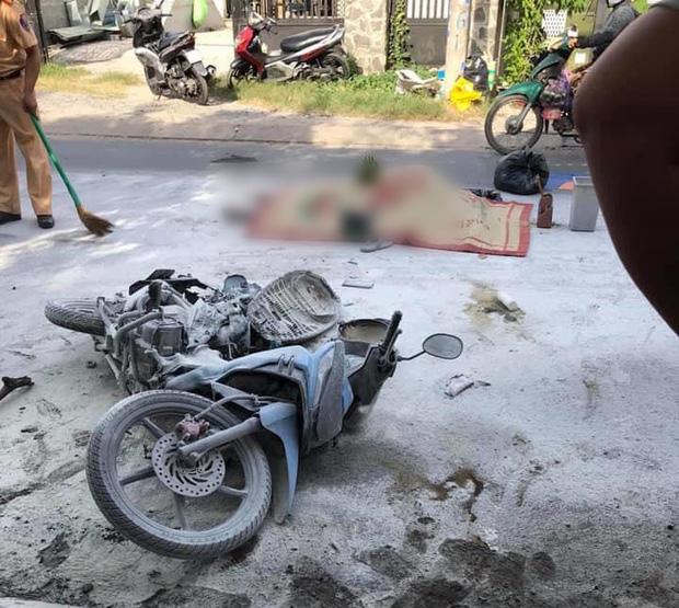 TP.HCM: Xe bồn bỏ chạy sau va chạm khiến xe máy bốc cháy, nam thanh niên tử vong-1