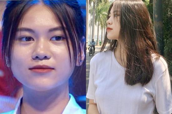 Xuất hiện vài giây trên VTV, cô gái được dân mạng 'thả thính' bằng thơ: Đời thường xinh đẹp hơn nhiều