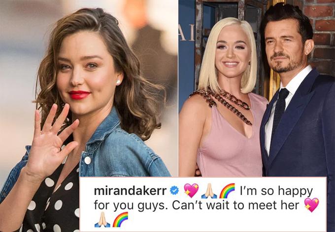 Miranda Kerr chúc mừng Orlando Bloom có con gái-1