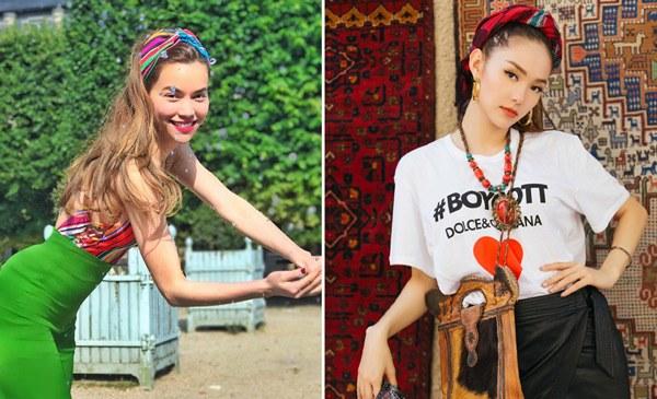 Không đội trời chung nhưng Hồ Ngọc Hà và Minh Hằng lại nhiều lần diện cùng kiểu tóc-7