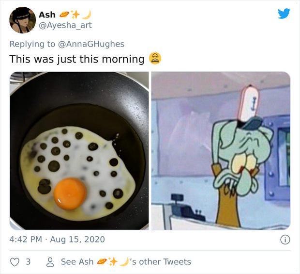 Những màn rán trứng ‘đi vào huyền thoại’, nhìn vừa nghệ thuật vừa buồn cười-10