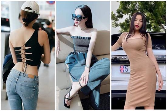 Ngọc Trinh diện áo nửa kín nửa hở sexy - Kỳ Duyên phô diễn đường cong khi có chút tăng cân