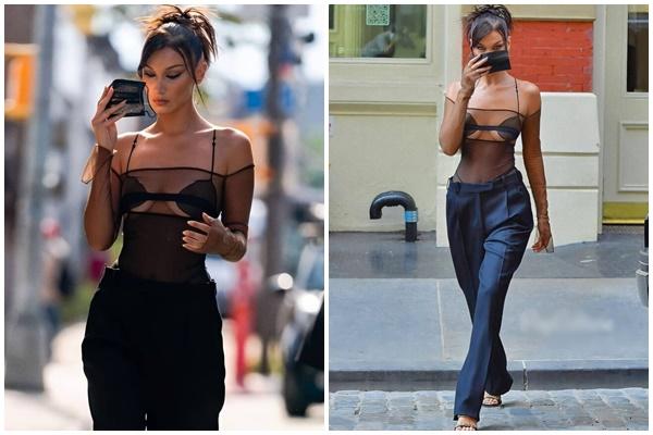 Thảm đỏ VMAs: Miley Cyrus mặc như không - Lady Gaga thay liền 6 bộ đồ cực dị-14