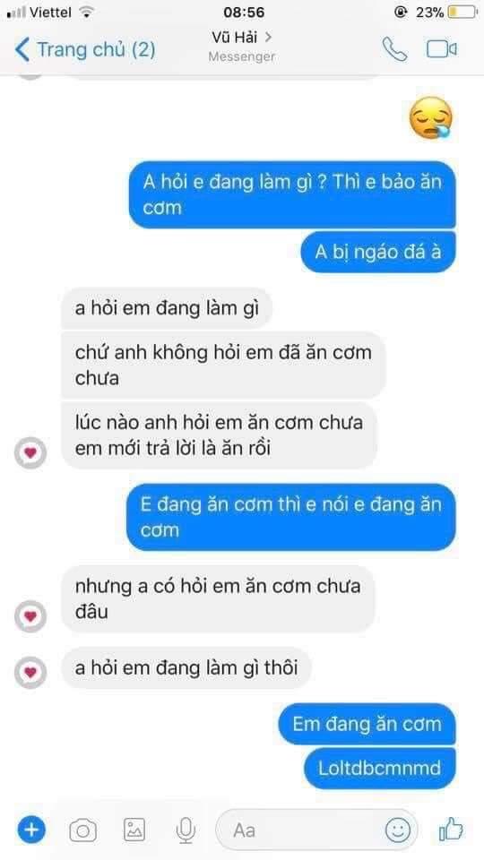 Tán gái kiểu chai mặt, suốt 6 tháng thả thính chỉ duy nhất 1 câu hỏi khiến cô gái tức điên-4