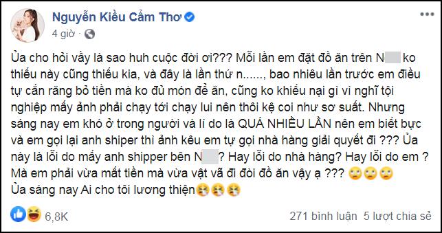 Mua đồ ăn qua app, Puka nổi điên khi thường xuyên thiếu món-1