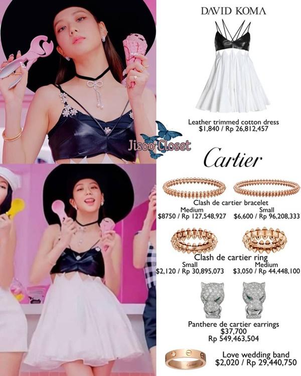 Lisa thành quán quân hàng hiệu trong MV Ice Cream với tủ đồ 4,2 tỷ đồng, Jennie bất ngờ bét bảng-12