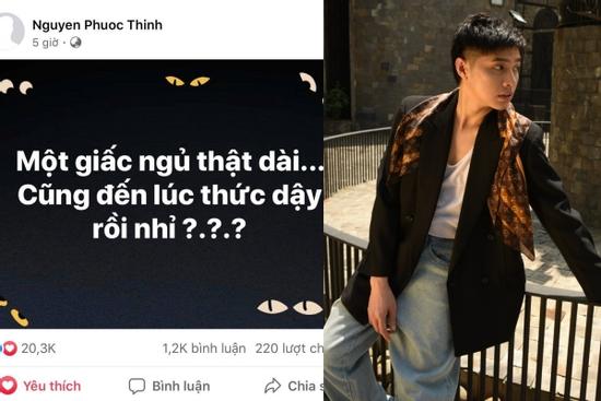 Noo Phước Thịnh đã hết 'ngủ đông' nhưng ảnh thông báo gây sợ hãi ám ảnh